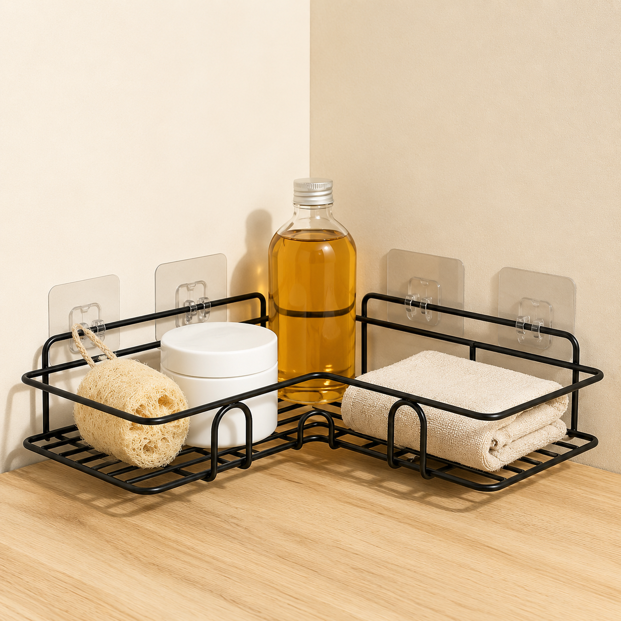 161ef47f-afd8-4b36-a6d9-595d257dd108 Multipurpose Corner Shelf Organizer Storage by MA Household - Image 1
