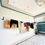 Cloth Drying Stand With Free Rope Foldable Wall Mounted by MA Household