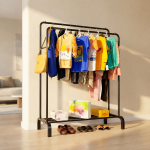 Double Pole Cloth Hanging Single Shoe Stand by MA Household