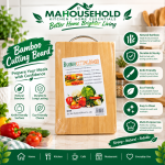 Bamboo Cutting Board with Handle Wooden Chopping Board for Kitchen