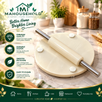 Rotating Roti Rolling Board with Rolling Pin Set Premium Kitchen Chakla Belan